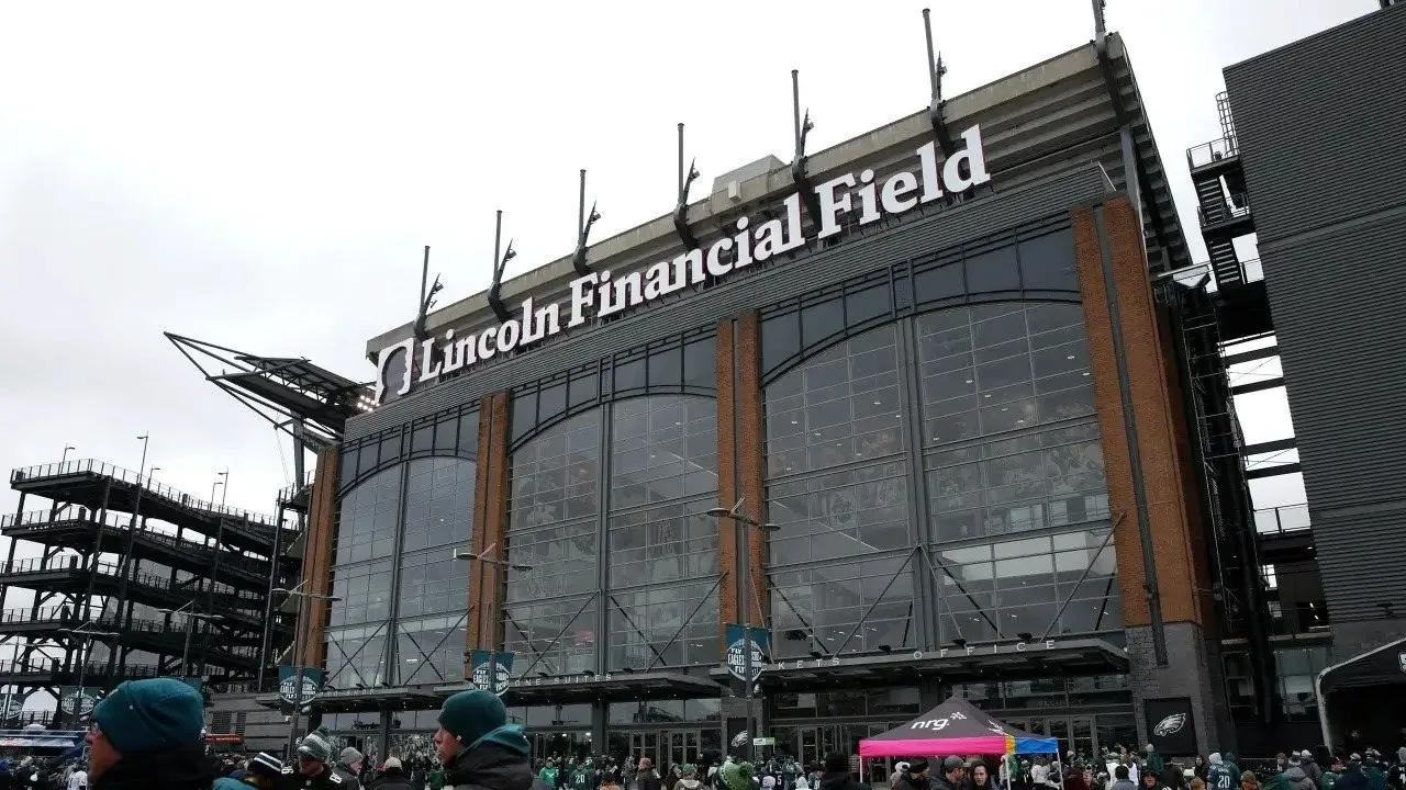 Lincoln Financial Field stands, capacity 69,176