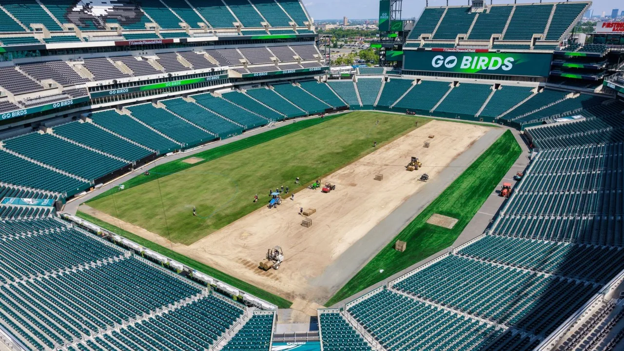 Lincoln Financial Field stadium interior, Philadelphia, Pennsylvania