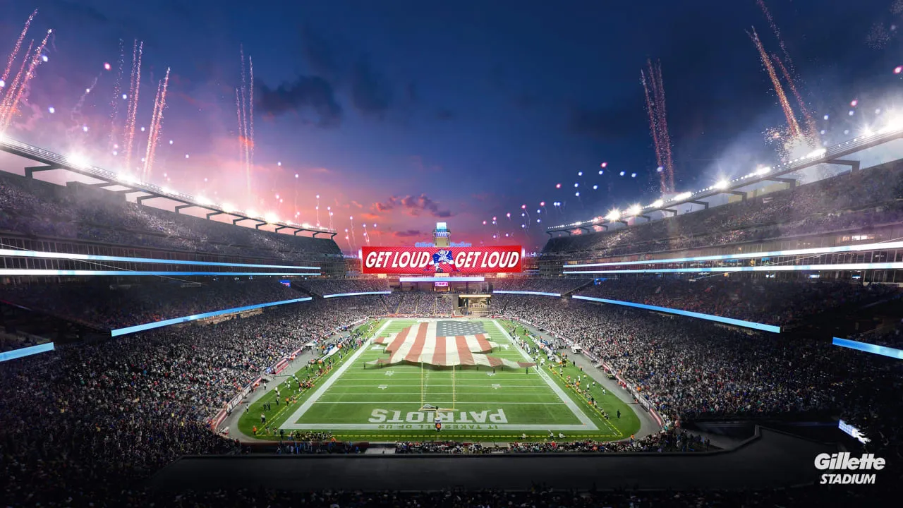 Gillette Stadium pitch view, Foxborough