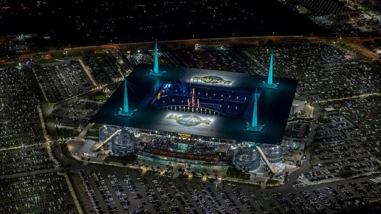 Hard Rock Stadium stadium interior, Coral Gables, Florida, USA
