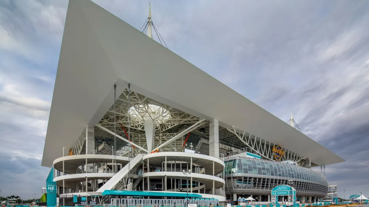 Hard Rock Stadium pitch view, Coral Gables