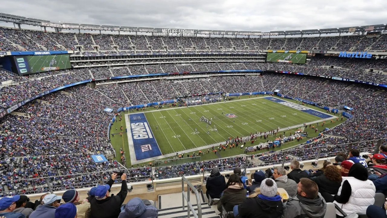 MetLife Stadium stadium interior, East Rutherford, New Jersey