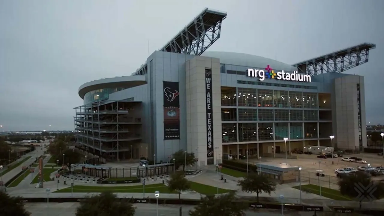 Reliant Stadium pitch view, Houston