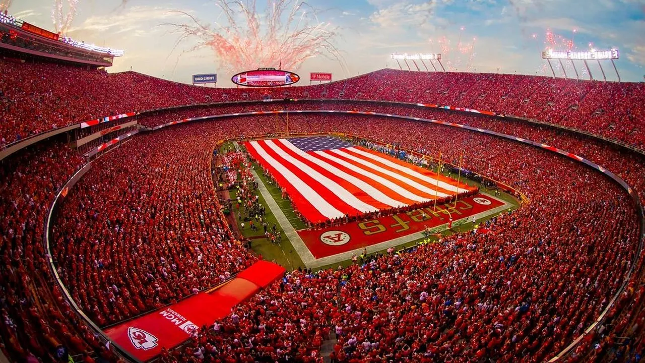 GEHA Field at Arrowhead Stadium stadium interior, Kansas City, Missouri, United States