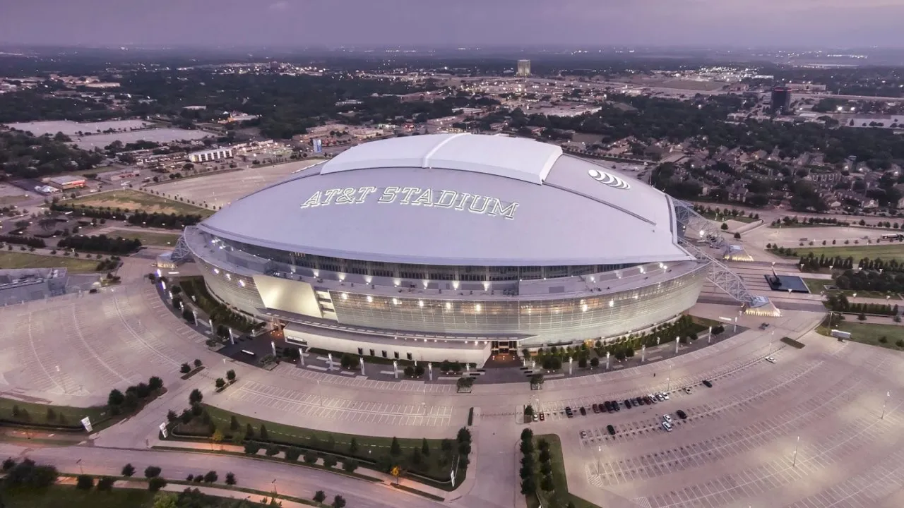 AT&T Stadium pitch view, Arlington