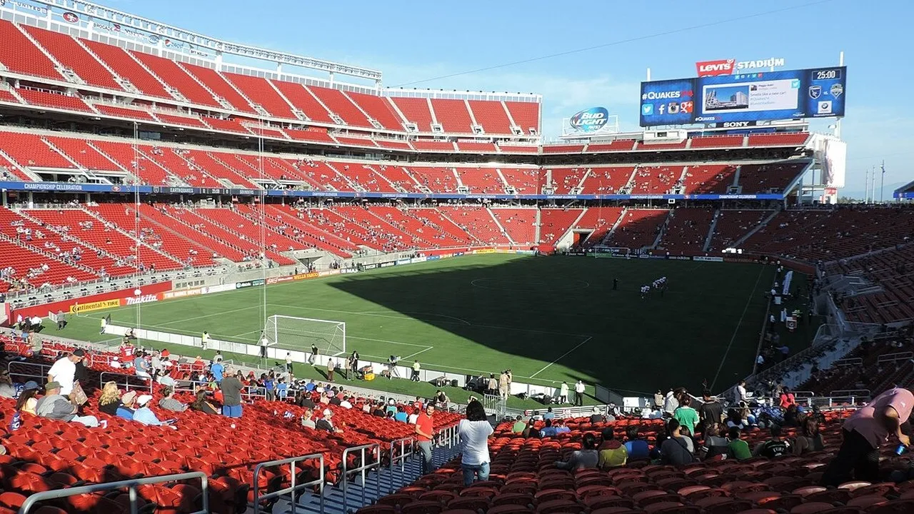 Levi's Stadium stadium interior, Santa Clara, California, USA
